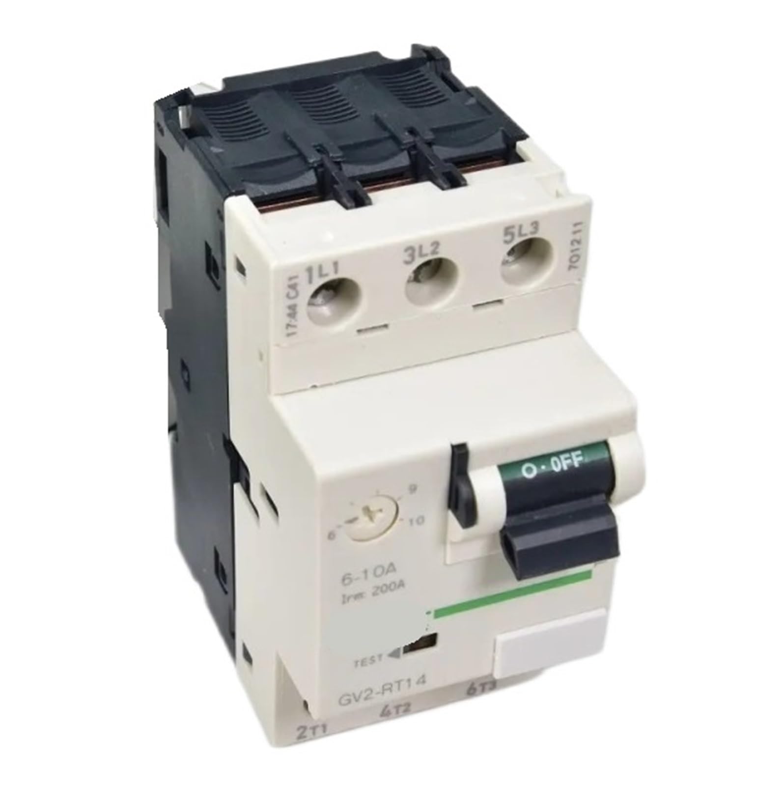 CLBSWYEJK GV2-RT14 GV2RT14 circuit breaker,GV2, 3P, 6-10 A, screw clamp terminals