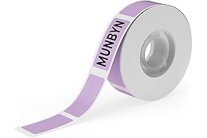 MUNBYN Label Maker Thermal Label Tape Inkless Printing For Home Office Organization