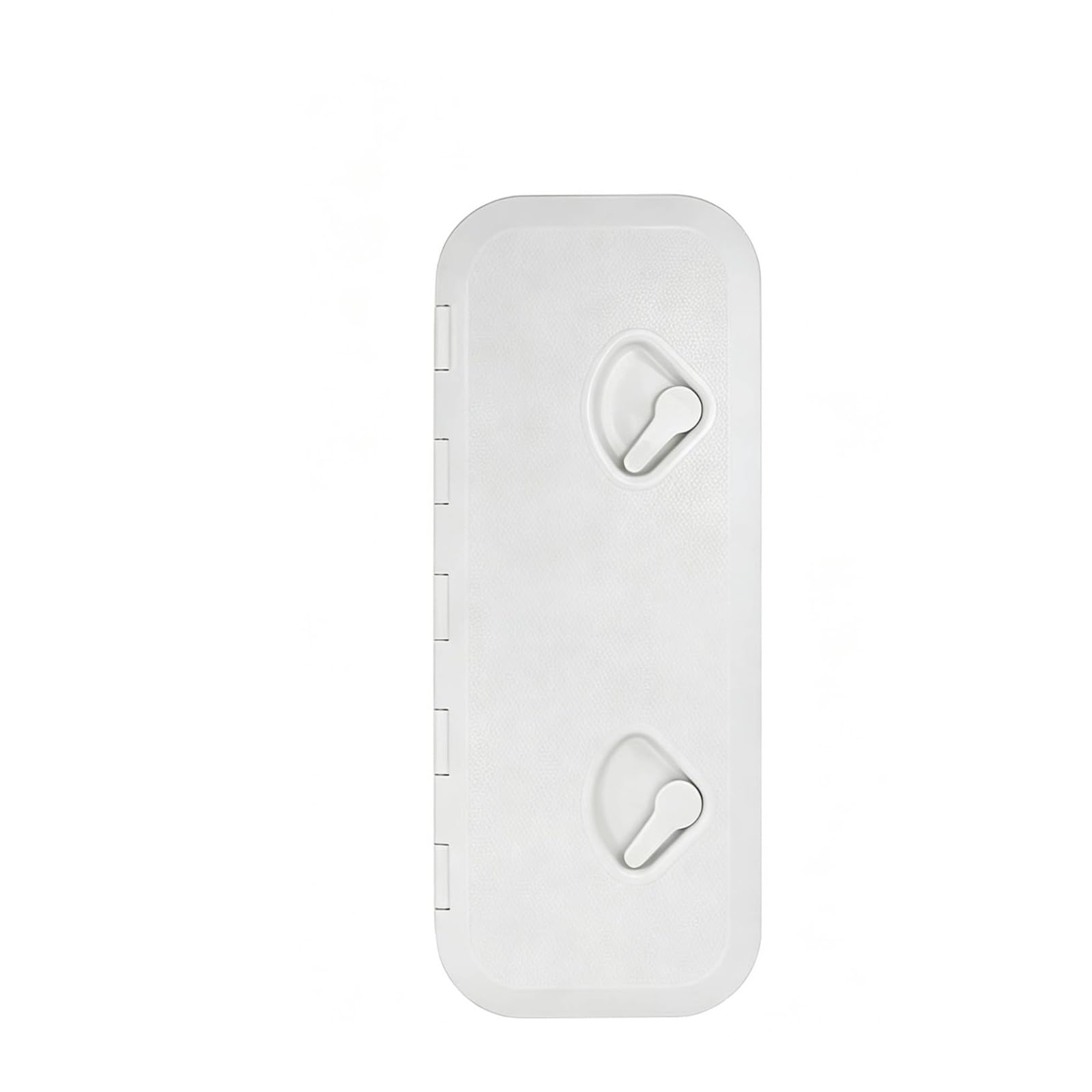 Deck Marine Oblò con Coperchio Protettivo per Barche con Superficie Ruvida Antiscivolo E Apertura Facilitata per Manutenzione, Bianco, 243 607mm