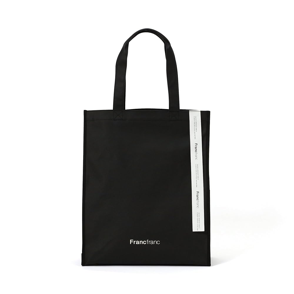 Francfranc バッグ Francfranc トートバッグ ロゴトートバッグ 2 L ブラック