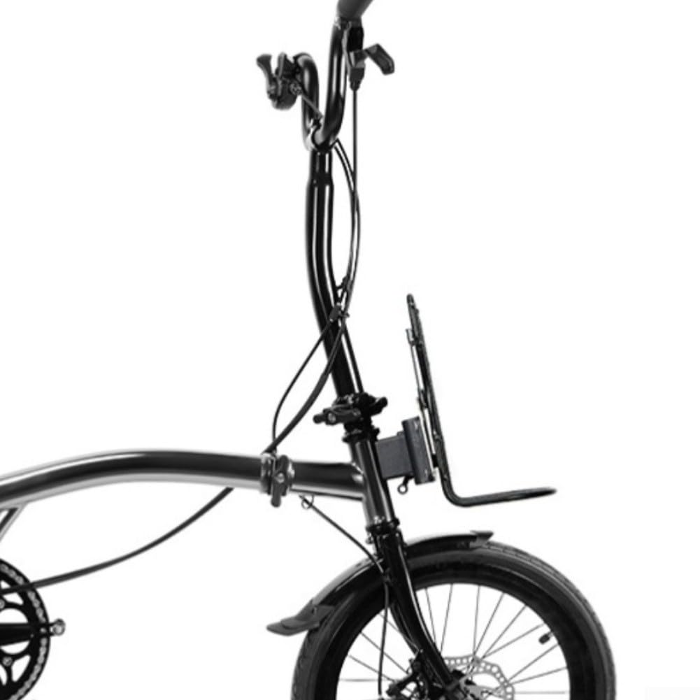 Fahrrad-Gepäckträger für Vorderradgabel, klappbar