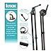 Knox Gear Professional Microphone Stand for Yeti and Snowball Microphones (Black, Steel, Basic/Functional, 5/8-inch Thread, Up to 5 lbs, 30-inch Arm)