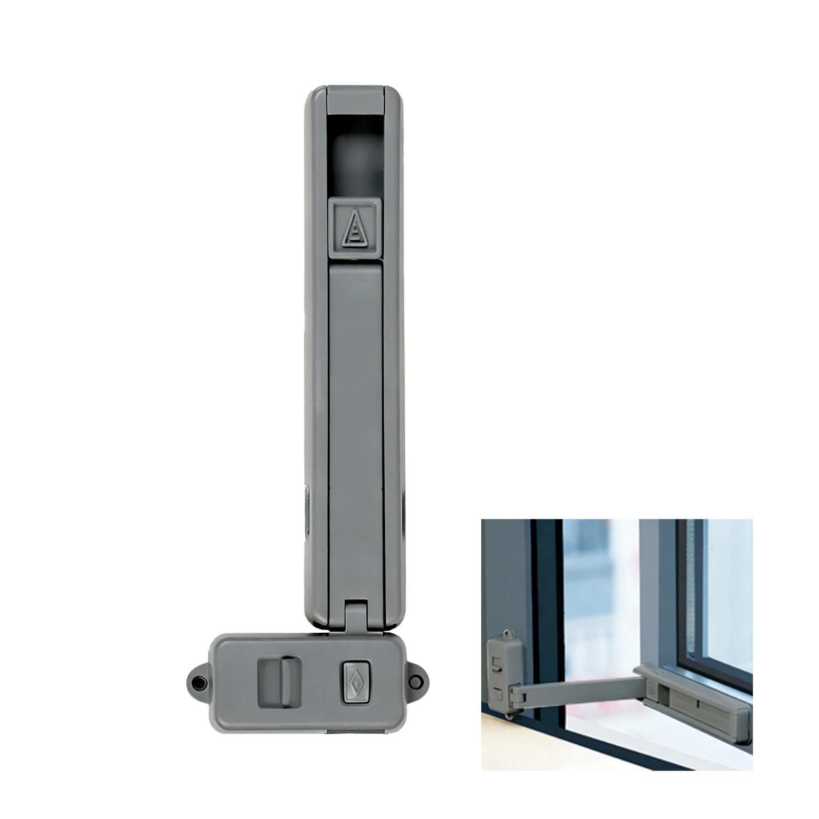 Window Restrictor – High-Security Child Safety Lock for UPVC Window, Window Safety Restrictors, Safety Catch, Self-Adhesive, No Tools Required, Pet-Proof and Easy Fit Baby & Child Proof Window Lock