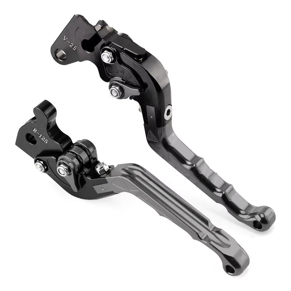 Zhannuobhd Titanium Brake Clutch Lever For Yfm 700 450 400For Kodiak For Yzm For Yfz 350 For Banshee 600 For Raptor Accessories Motorcycle Restoring Ancient Brake Clutch Levers(Titanium)