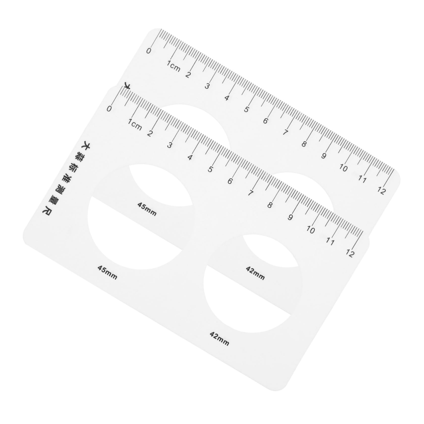 COSMEVIVI Hollow Shape Ruler for Fruit Vegetable Measurement Diameter Gauge Rings Oranges Gauge Draft Ruler