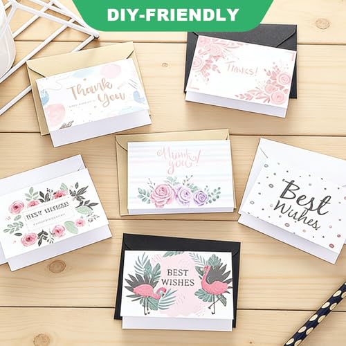 MFUSUL 85 Stück Bunte Briefumschläge,17 Farben,155×105 mm,Undurchsichtige stabile Kuverts für Grußkarten,Einladungen,Weihnachten,Feiern & DIY