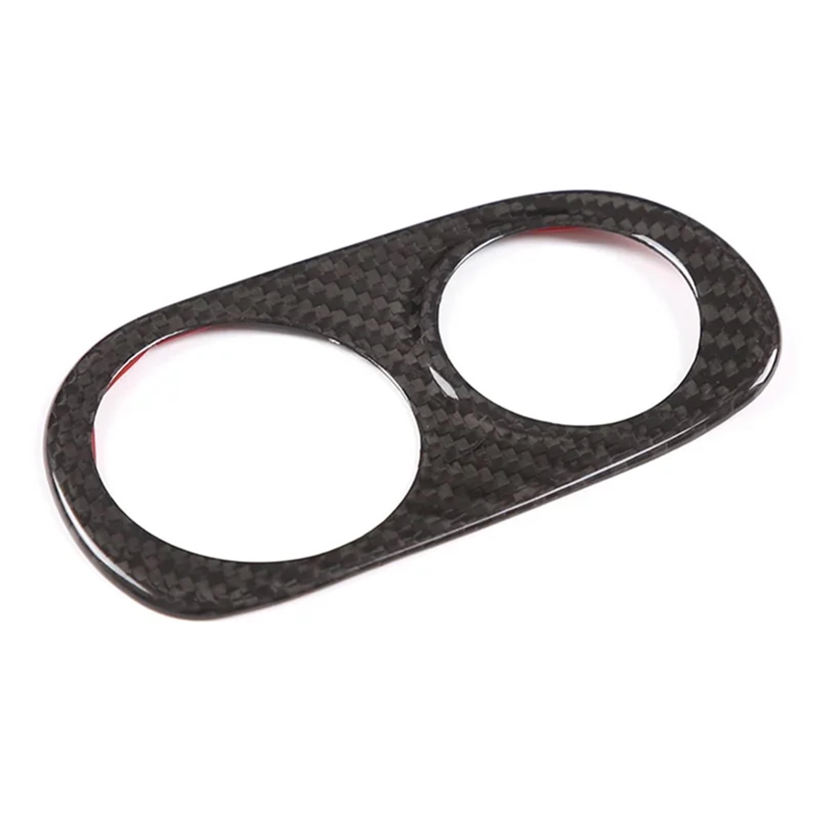 Autocollant couverture pour boutons commutation phares en Fiber carbone véritable sec, accessoires Modification intérieur 11-16 pour Ferrari 458 Revêtement carbone console centrale Panneau