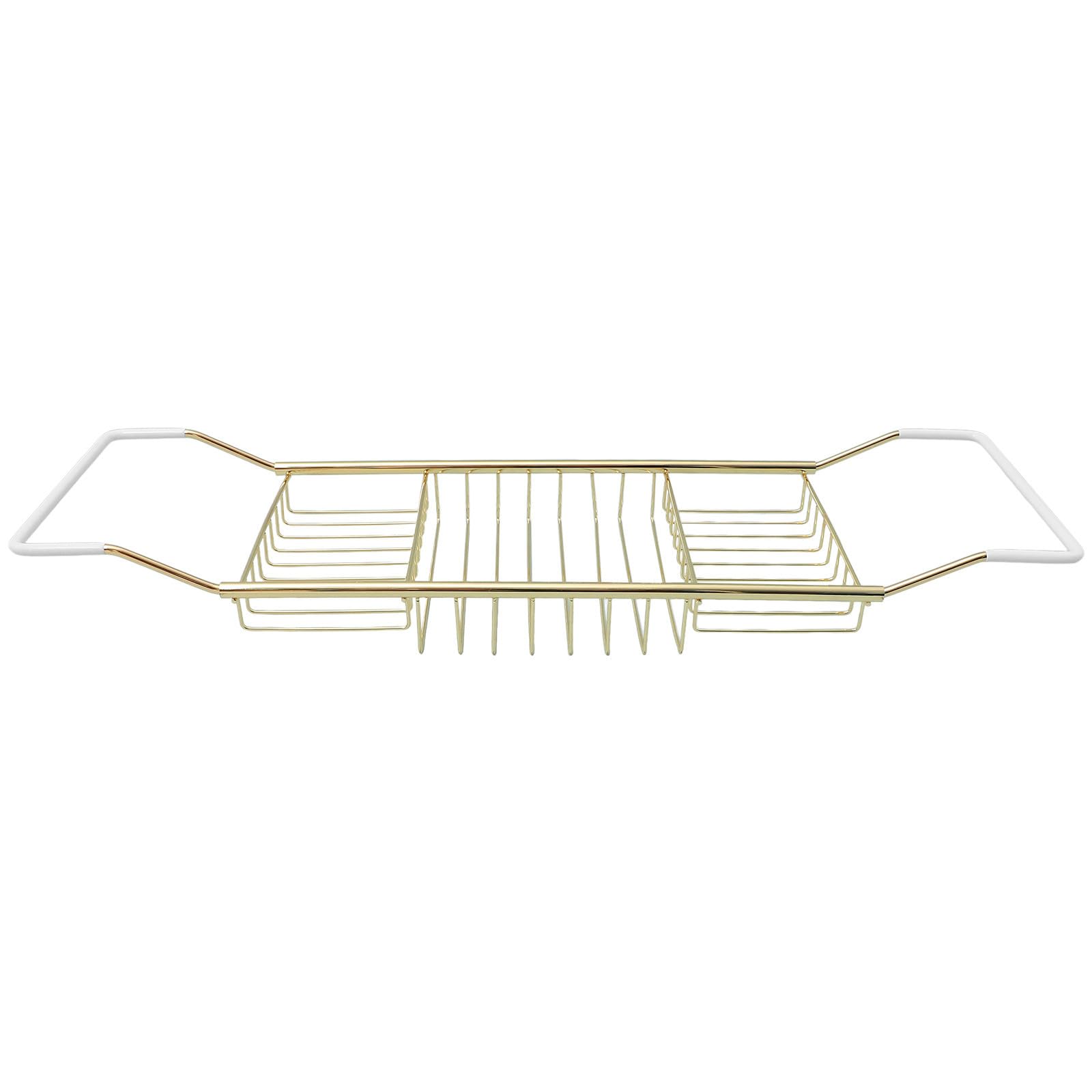 Vaguelly Accessori Vasca da Bagno in Acciaio Inossidabile, Portatile e Telescopico Supporti Regolabili Antiscivolo per Bagno e Relax in Vasca
