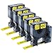 Upwinning kompatibel Schriftbänder als Ersatz für Dymo D1 Schwarz auf Gelb Schriftband, 45018 S0720580 Etikettenband 12mm x 7m Black on Yellow Tape Arbeiten mit Dymo 150 160 210D 260P 280 360D 420
