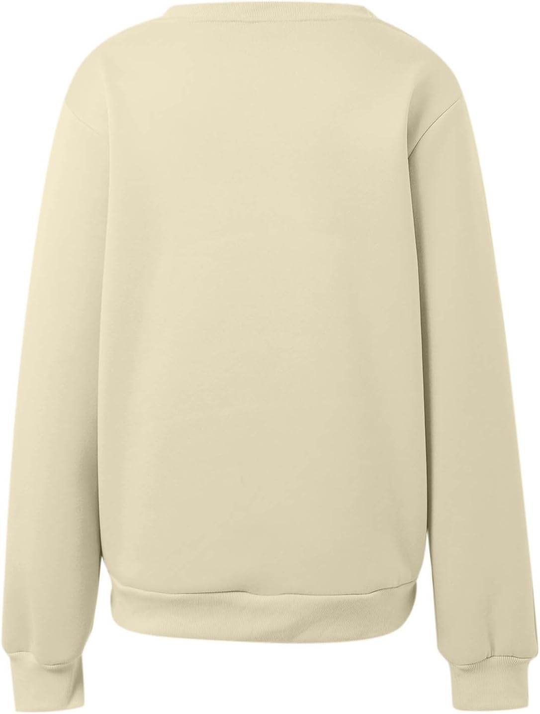 V Neck Sweatshirt Women with Pocket No Hood Comfy Soft Fall Winter Outfits Lounge Long Sleeve Casual Pullover Top - Image 4