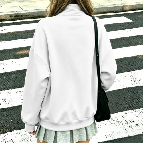Fleece Full Zip Jacket Women Office Work Casual Sweatshirts No Hood - image 5