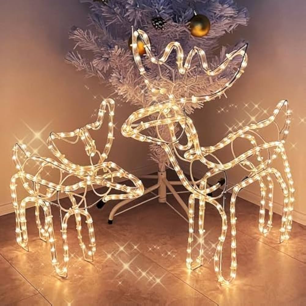 ☆ビックリ大セール中☆  クリスマス  インテリア  イルミネーション Amazon.co.jp: 【2025年最新】QUEENBABI LED イルミネーション