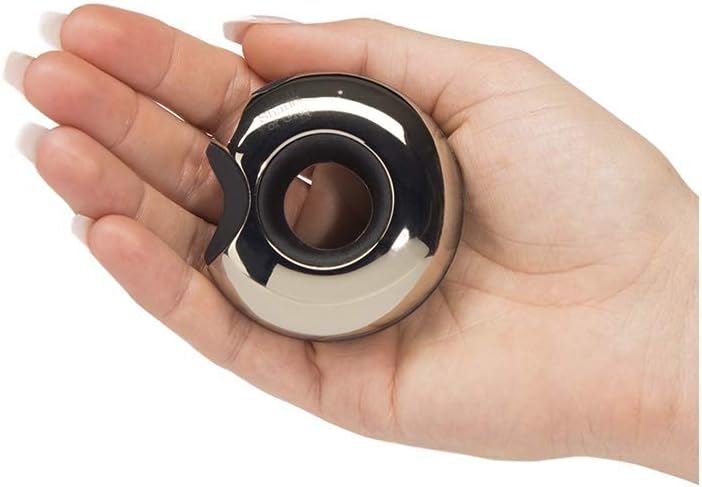 Fifty Shades of Grey Relentless Vibrations Remote Control Love Egg in Black - Rechargeable - 46g