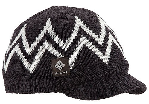 Zephyr Ridge Visor Beanie Hat, Grey 
