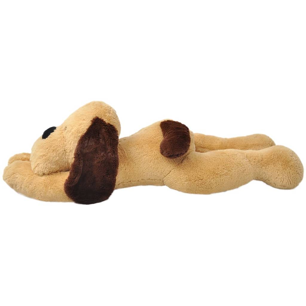 Hund Kuscheltier Plüsch Braun 160 cm XXL Kuscheltier aus weichem Polyester mit Fester PP-Baumwollfüllung für Kinder ab 36 Monaten als Geschenk und Schmusetier zum Kuscheln und Begleiten