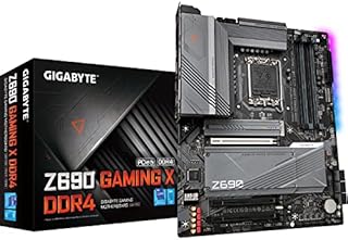 Gigabyte Z690 GAMING X DDR4 ATX Motherboard - Supports 12th Gen Intel Core Processors (LGA 1700), DDR4-5333MHz(OC) Memory, Fully Covered Thermal Design, 4xNVMe PCIe 4.0 x4 M.2 & USB 3.2 Gen 2x2 Type-C
