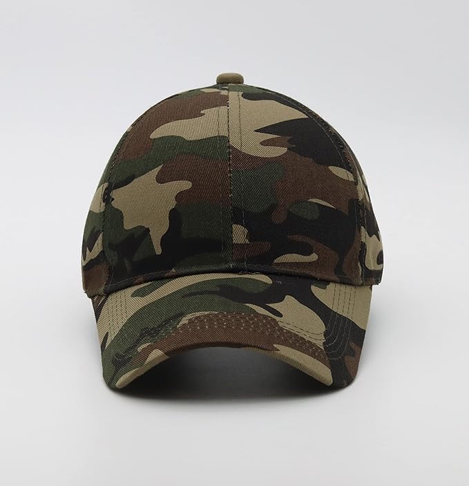 Image of Head Gym Military Baseball Hat's & Cap's Unisex with Adjustable Strap in Summer Men for Women All Sports Cap for Girls & Boys (Green)