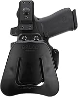 Vista 2 de W2-800RB Wraith 2.0 - Funda para cinturón compatible con Glock 43 con/sin puntos rojos, mano derecha, acabado negro