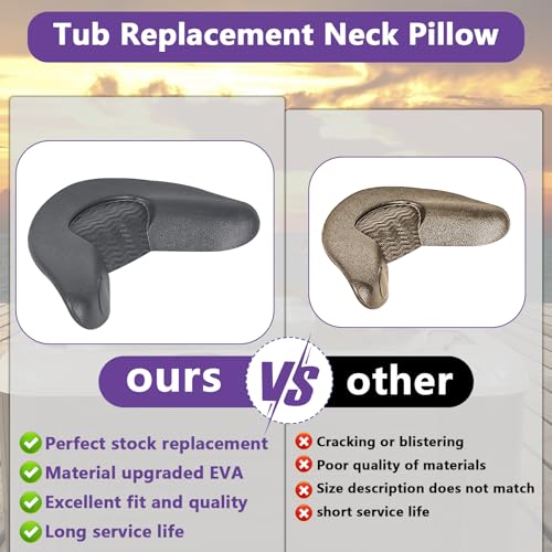 Spa Pillows Replacement for Artesian Hot Neck Tub Pillow,Compatible with Island Spas,Tropic seas spas,Grand Bahama,Grand Cayman,Captiva, Antigua, Saba, SantaCruz,Nevis by SuperDi - Image 3