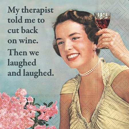 Funny Cocktail Napkins Variety Pack - 40 Count, 5x5 Inch, Sarcastic Wine Sayings For Parties