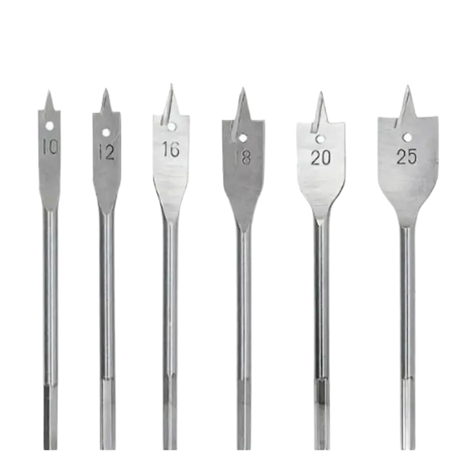 Spade Drill Bit Tool Sets Durable Three-Point Bit Set Flat Drill Hexagonal Shank Long Drills