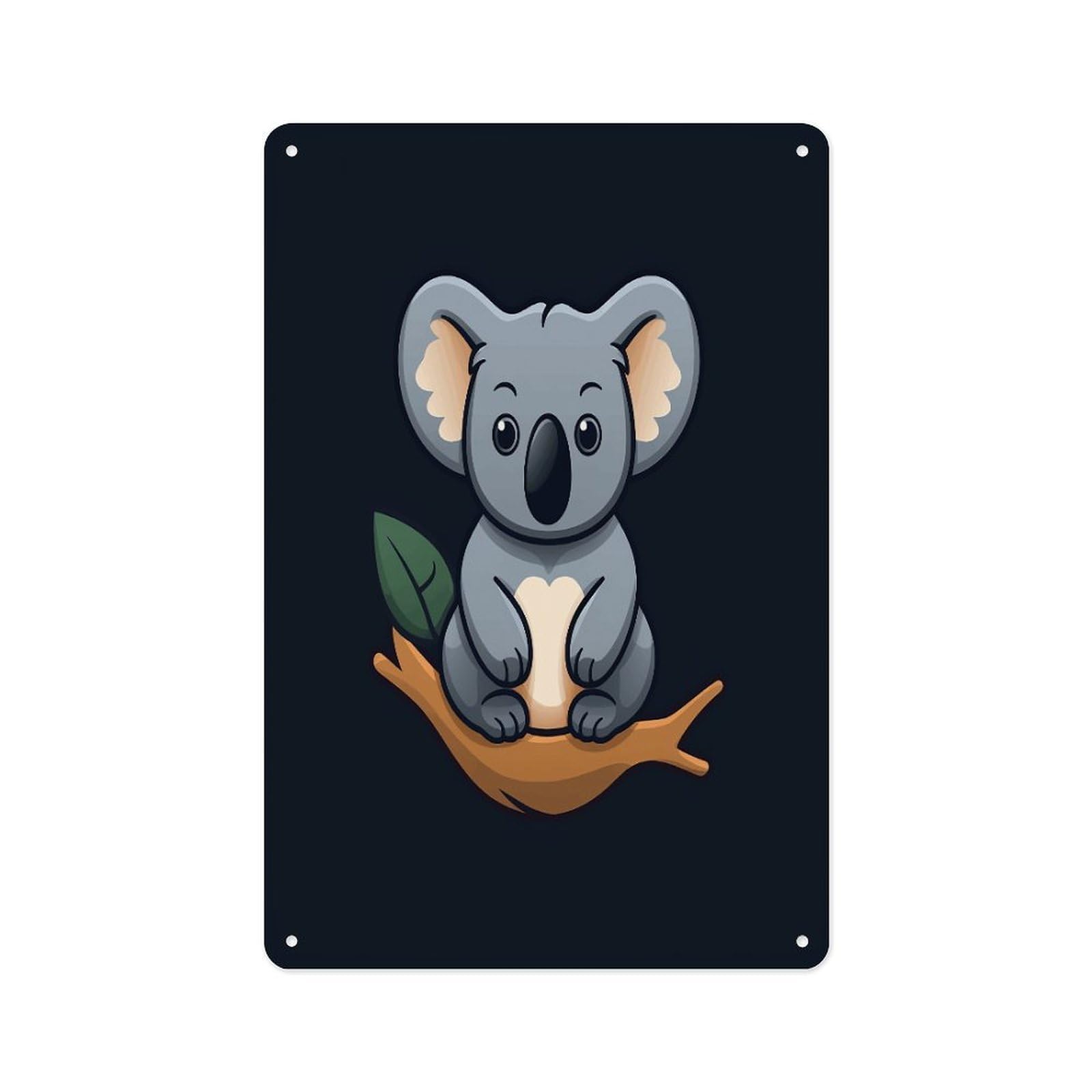 Fekiloot Style Koala In Tree Wall Decor Metal Signs Tin Signs Poster