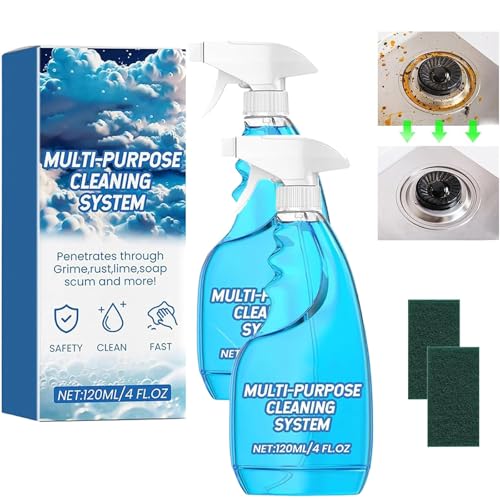 Recopilación de Aerosoles de horno los mejores 10. 42 Tabletas y Botella en Aerosol Splash Foam Spray, Limpiador Multiusos en Aerosol Splash Foam Spray para Cocinas, Encimeras y Hornos. (2)