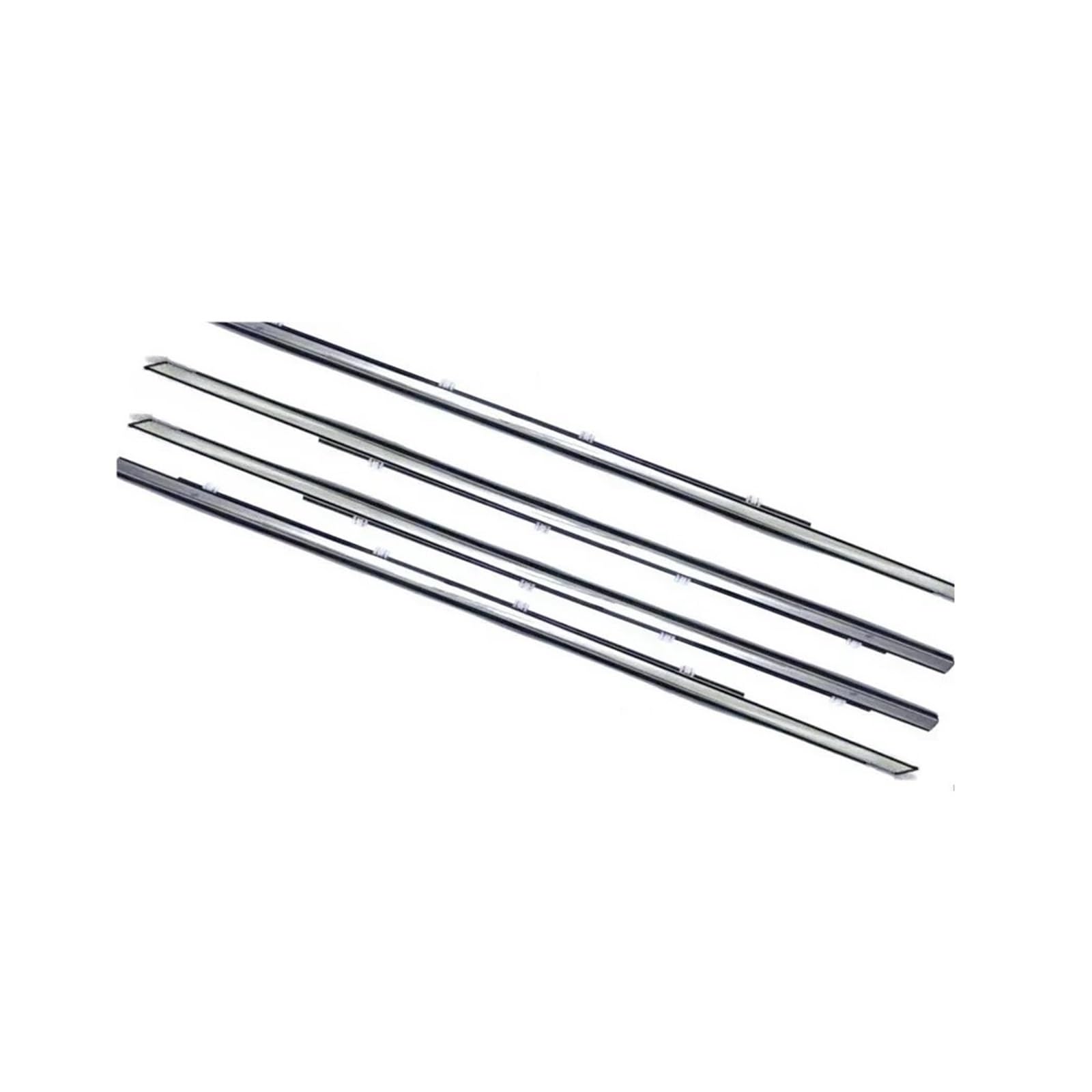 Lkhjdbiy A Sets (4Pcs) 09-14 Car Edge Fit For Accord Euro Cu1 Cu2 Tsx Spirior 2009-2017 Car Outside Window Moulding Weatherstrip Seal Belt(A Sets (4Pcs) 09-14)