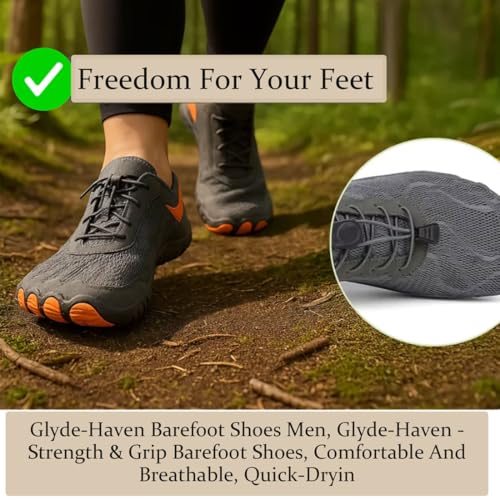 Glyde Haven Barefoot Shoes Men Women, Glyde Haven - Strength & Grip Barefoot Shoes, Comfortable and Breathable, Quick-Dryin4