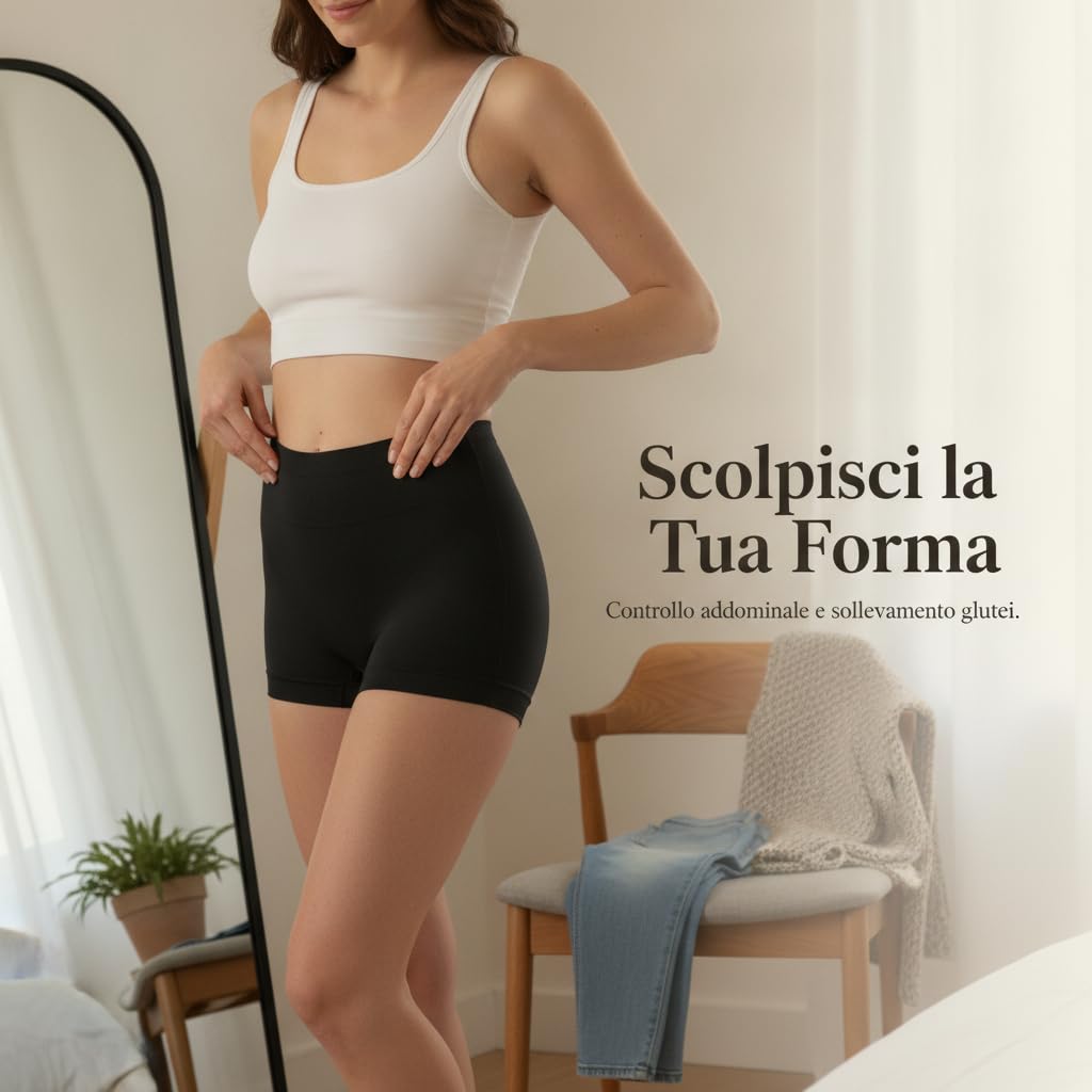 Mutandine Modellanti Postparto | Fibra poliammide, sollevamento glutei, design senza cuciture, fibra elastica poliuretano, per l'estate, per la comodità