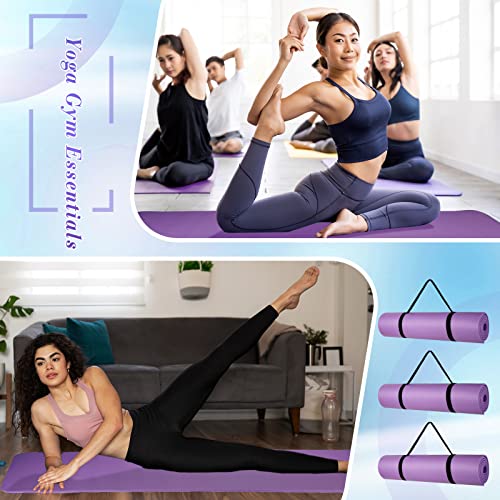 Riakrum Bulk Purple Nitrile Rubber Yoga Mats #TOP20