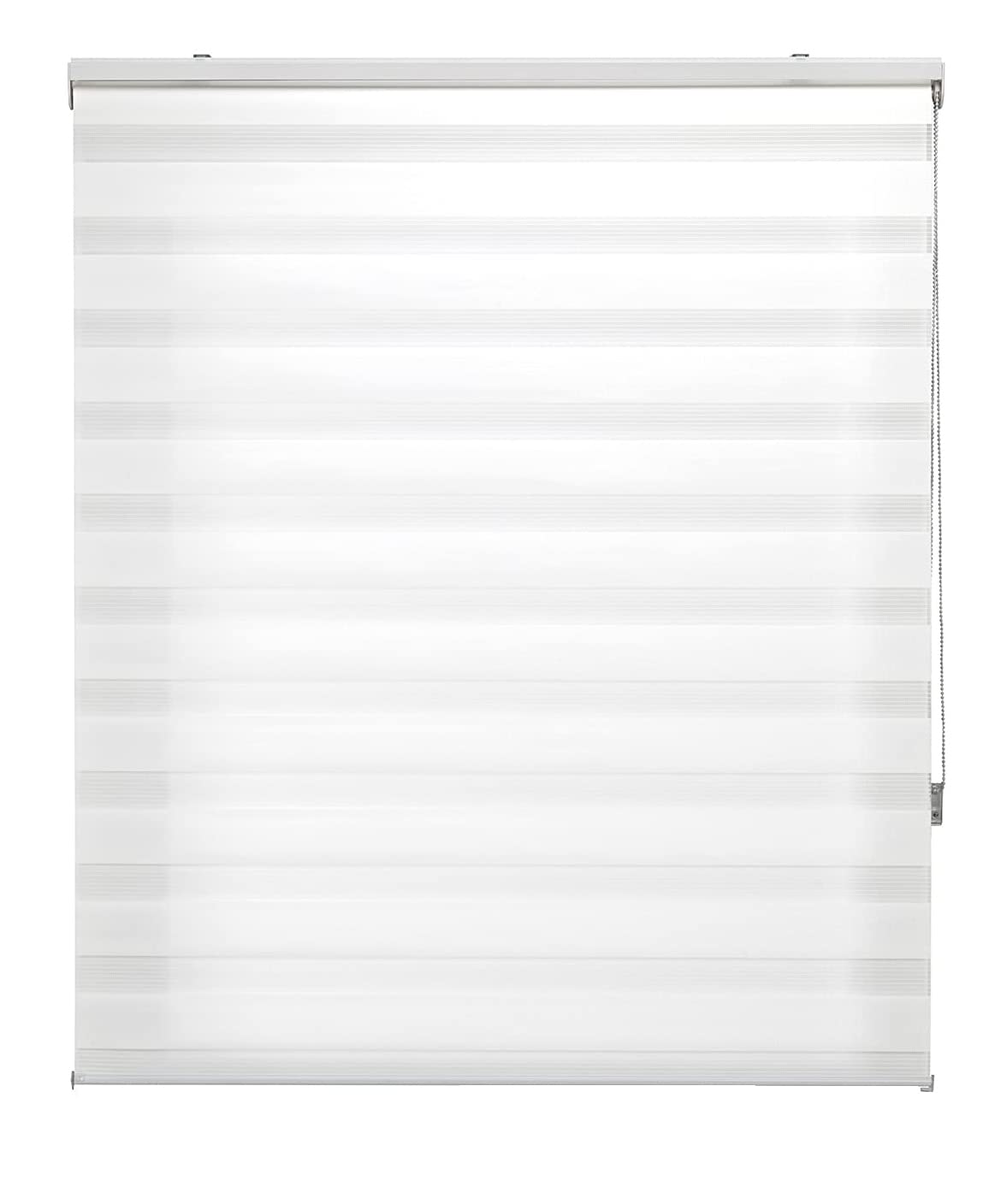 Estoralis | Vera | Tenda a Rullo Notte e Giorno | Doppio Tessuto Tinta Unita | Bianco Sporco | 170 x 255 cm (Larghezza/Altezza) Dimensione del Tessuto 167 x 250 cm. | Tende per finestre e Porte