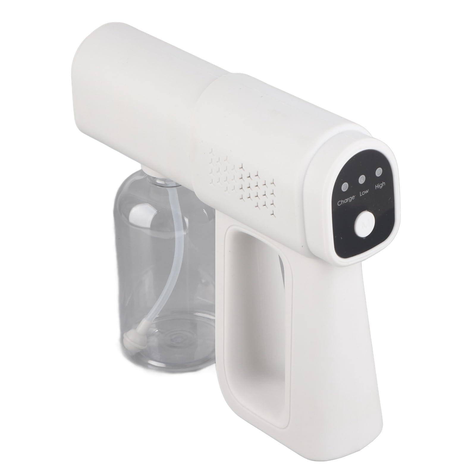 Nano Spray Gun 380ml Pulverizador Hidratante para el Cabello Pulverizador de de Peluquería Recargable Inalámbrico para Peluquería en Casa (Blanco)