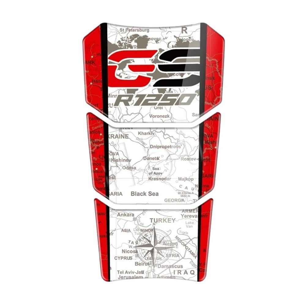 Motorcycle Fuel Tank Pad Protect Sticker Decal 40 Years GS Accessories for R1250GS ADV R1250 GS R1250gs for Adventure Tank Traction Fuel Decal Tank