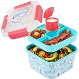 Get Trend Disney Igor Fiambrera Infantil 1.8l Bento Box Kids Sin BPA, Con Compartimentos Y Recipiente Para Salsa, Bento Lunch Box Para Colegio Y Guarderia, Regalos Para Niñas (Multi Eeyore)