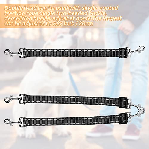 JVHLOV 5 Pcs Dog Collar Clips, Dog Collar Connector, Adjustable Reflective Pet Collar Leash, for Dog Harness to Collar Safety Clip - Image 4