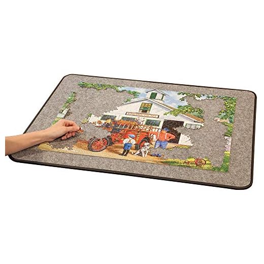 Bits and Pieces - Easy-Move Jigsaw Puzzle Pad - Large 26" x 34" - Holds up to a 1500 Piece Puzzle - Lightweight Puzzle Storage System