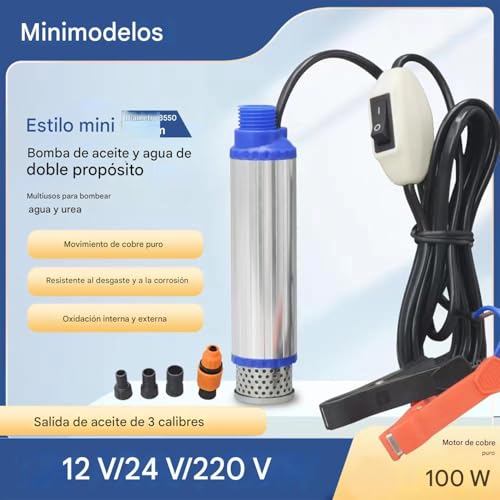 Extractor eléctrico de agua y bomba de aceite para mantenimiento de embarcaciones 5