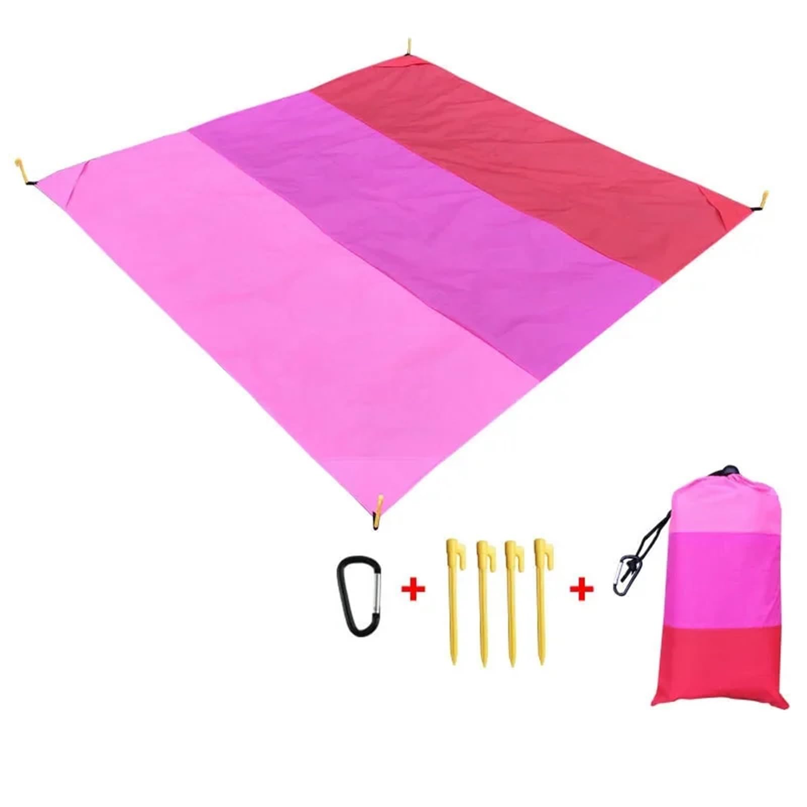 Tappetino da spiaggia impermeabile, pieghevole, portatile, leggero, for picnic all'aperto, asciugamano Per Spiaggia(Color 6,200cm x 210cm)