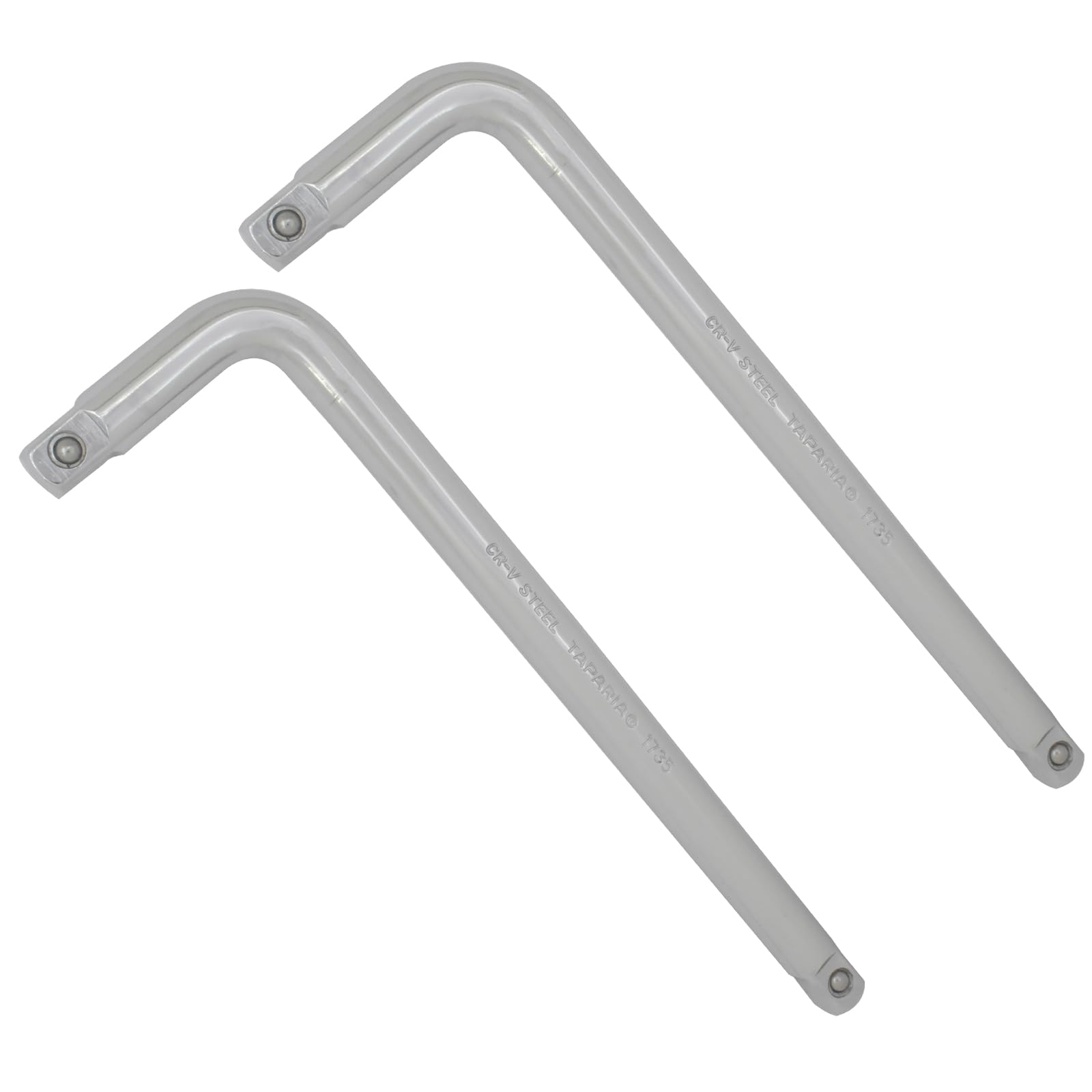 1735-1/2" Square Drive 75 X 250mm Socket Angle Handle (Pack of 2 Pcs)