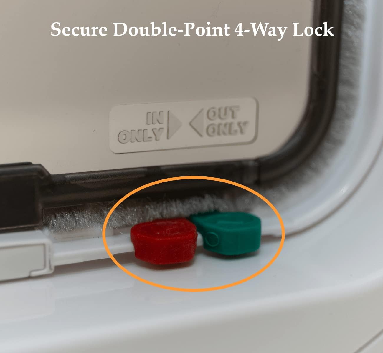 Cat Mate 4 Way Locking Large Cat / Small Dog Door : Pet Doors : Pet Supplies