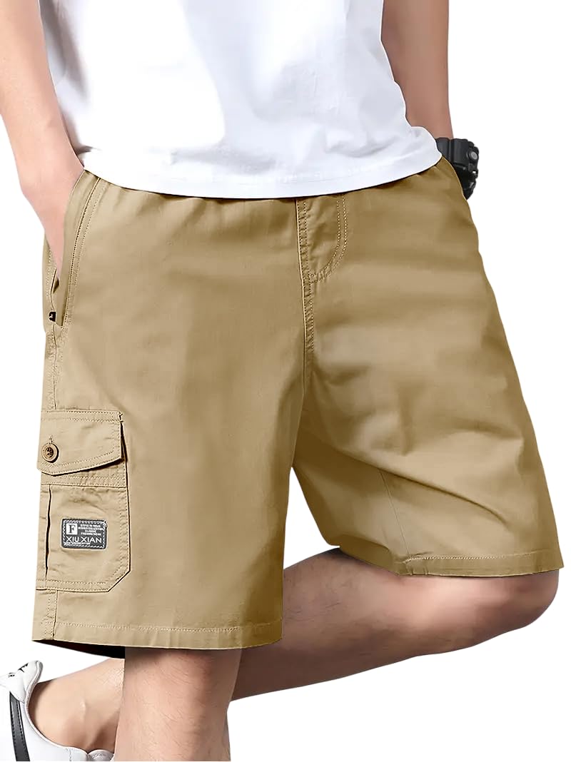 Men Tagas Men Shorts || Cotton Short for Men || with Pocket Style|M-Shorts-6|-image-20