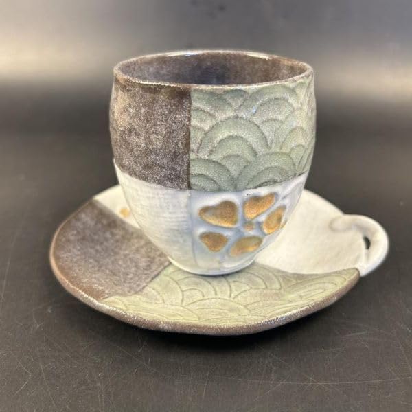 Amazon.co.jp: 彩 AITO 四季の器 花しおん 碗皿揃 カップ&ソーサー