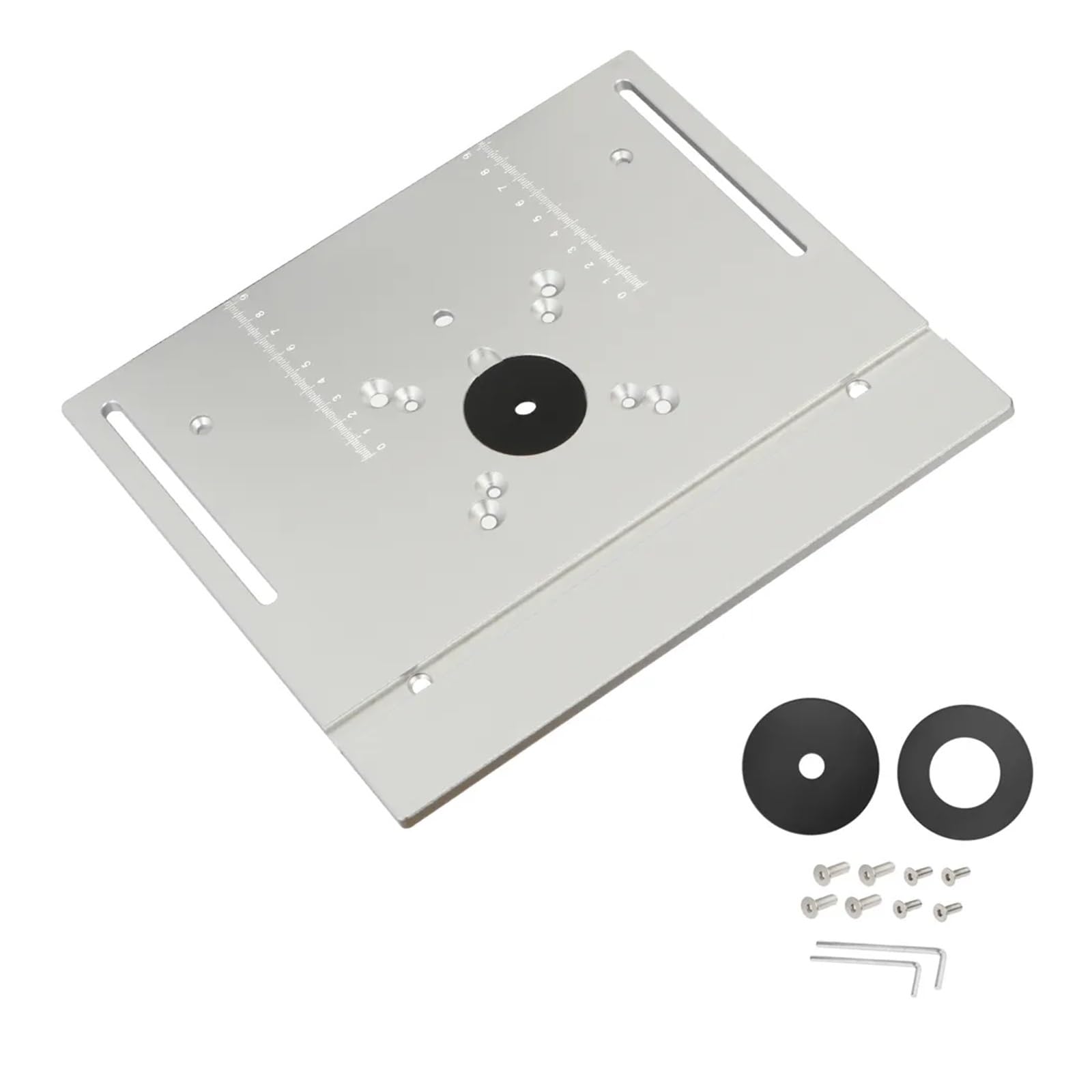 Mesas Elevadoras de enrutador, Mesa elevadora de enrutador de Aluminio, Grabado en Madera, Soporte de elevación de Nivel de Burbuja de 6 Pulgadas