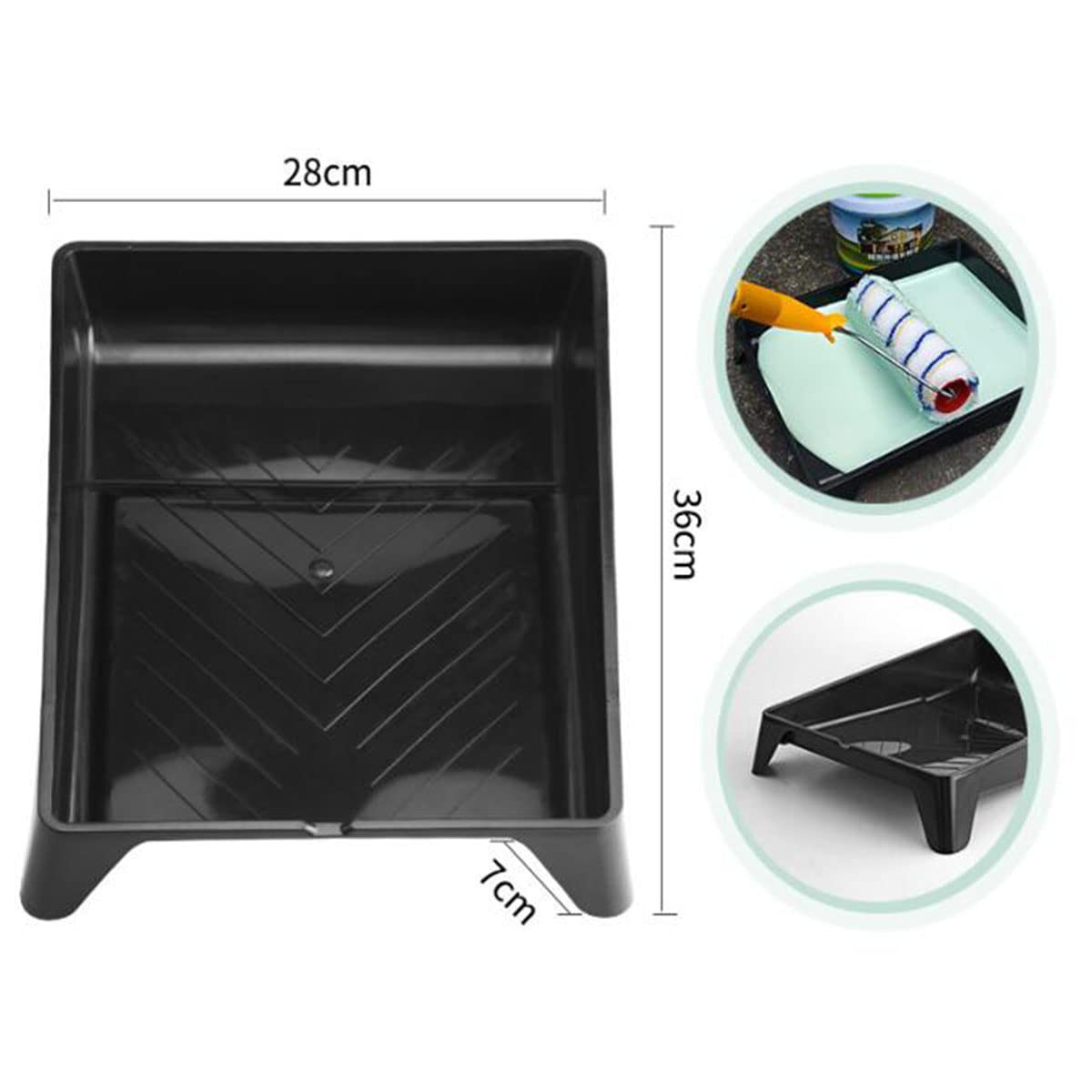 Kit De Rodillo De Pintura, Rodillo De Pintura De Pintura De Pared Profesional De 9 Pulgadas con Poste Telescópico De Aluminio De 78 Pulgadas, Bandeja De Pintura, Pinceles De Pintura