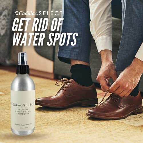 Cadillac Select Premium Water Repellent & Stain Protector Waterproofing Spray Great For Use On Suede Shoes, Sheepskin, Nubuck, And Leather #TOP3