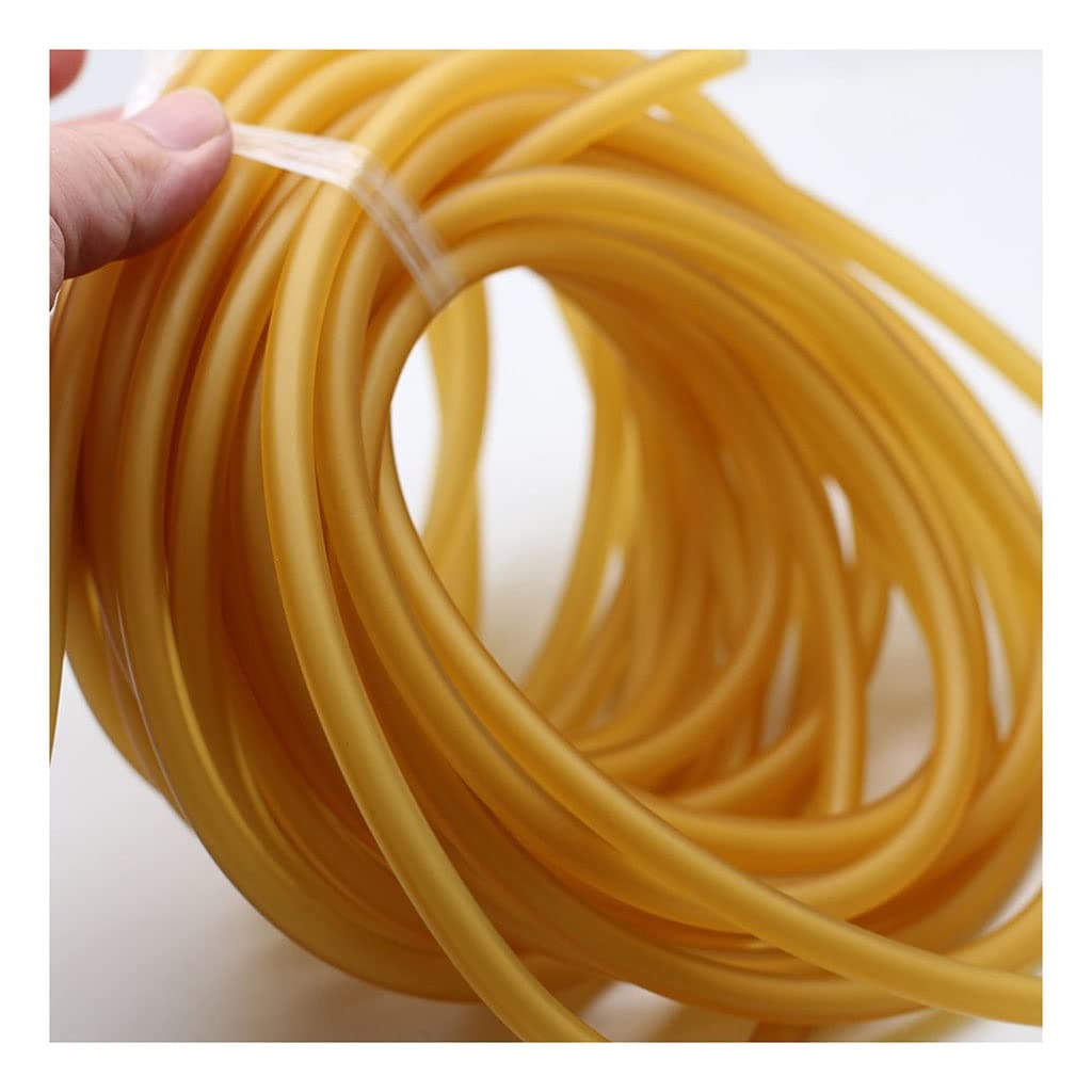 1 Stücke Latex Gummi Schlauch Innen Durchmesser 3mm Außen Durchmesser 7mm Hohe Elastische Gummi Band For Schleuder Fitness Yoga Ausbildung(3mmx7mm 5m)