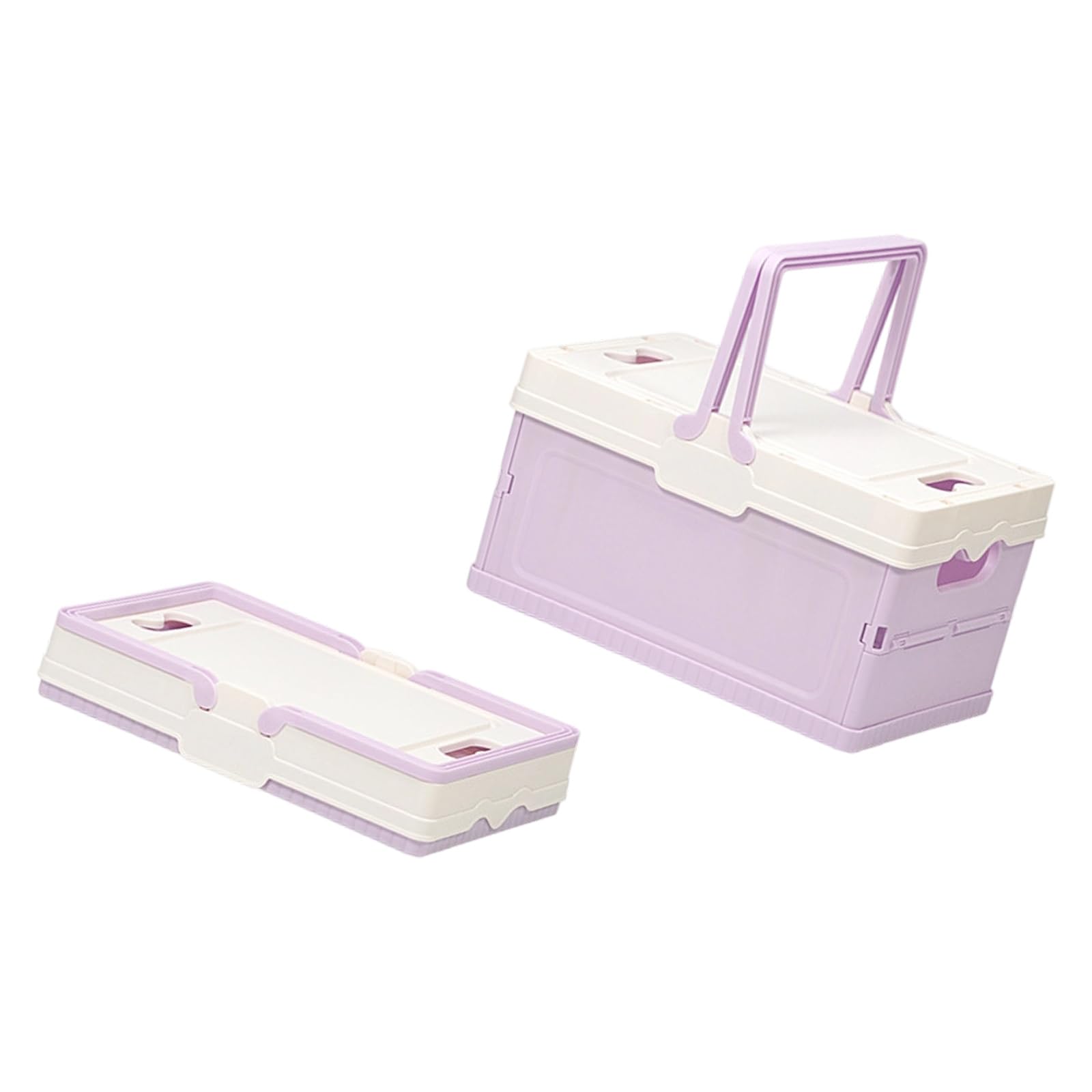 ZEPFJHE Space Efficient Foldable Storage Organiser Multipurpose Folding Box Camping Supplies Home Items Container Outdoor Organiser