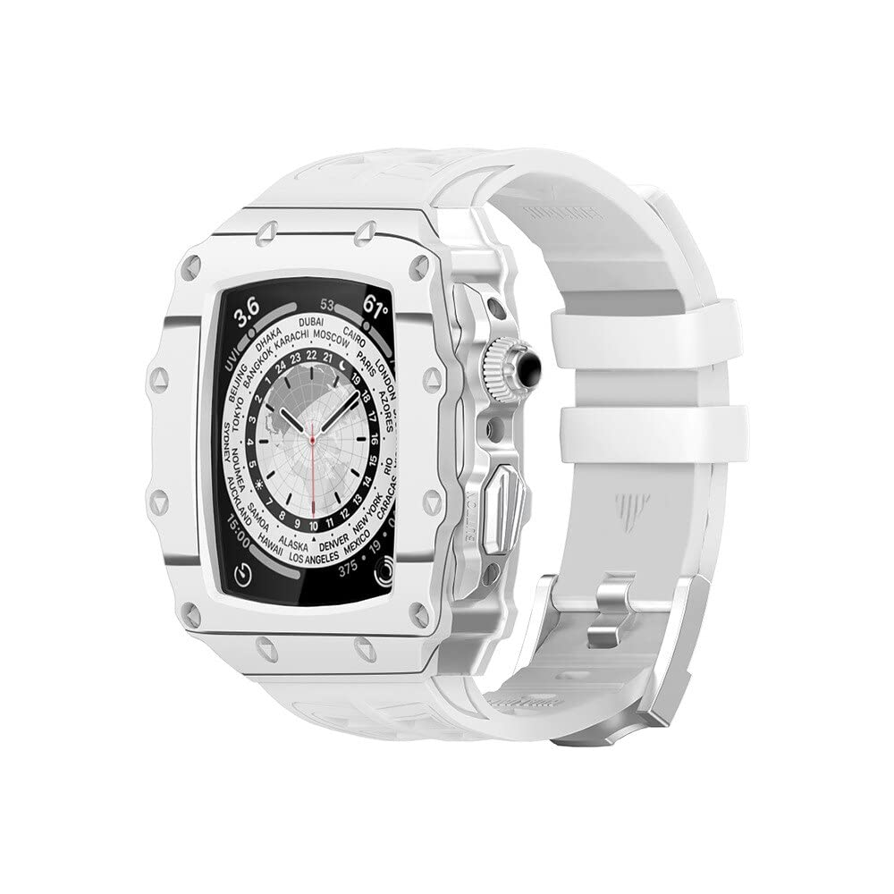Kit modification Apple Watch carbone pour look luxe iWatch 8 - 8