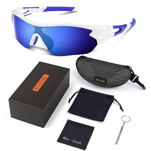 Image of BEACOOL Polarized Sports Sunglasses for Men Women Youth